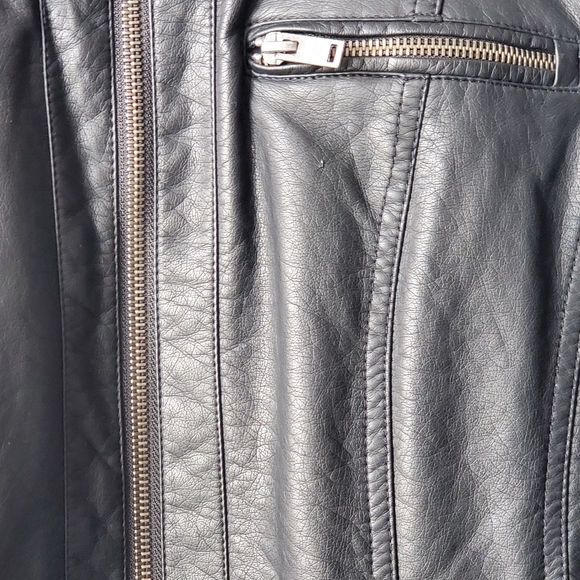 ONLY Moto Style Faux Leather Jacket Size EU40 - Picture 3 of 5